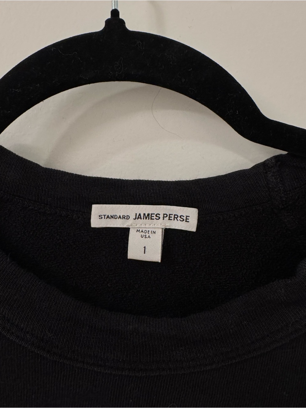 James Perse Loopback Supima Cotton-Jersey Sweatshirt - Picture 3 of 3